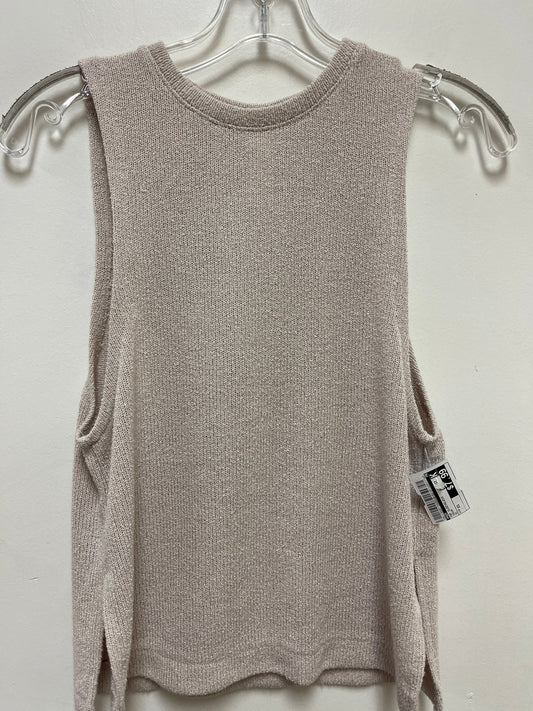 Top Sleeveless By H&m In Cream, Size: Xs