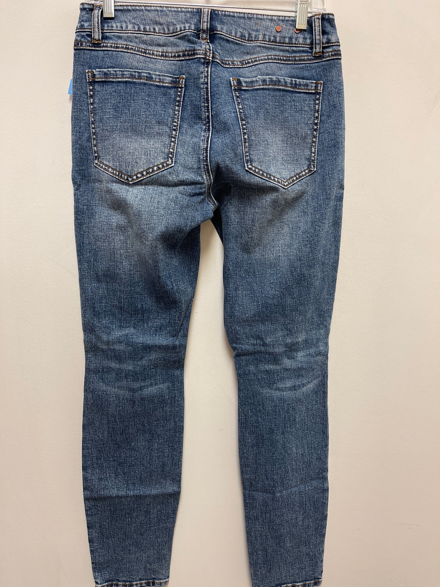 Jeans Skinny By Cabi In Blue Denim, Size: 6