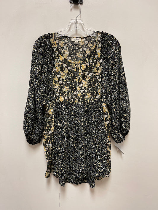 Top Long Sleeve By Umgee In Floral Print, Size: L