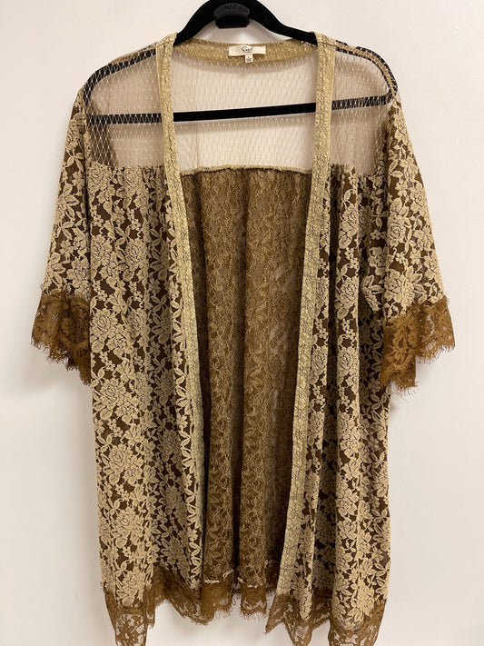 Kimono By Easel In Brown, Size: L