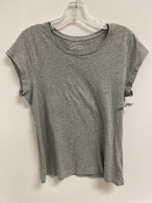 Top Short Sleeve Basic By Universal Thread In Grey, Size: L