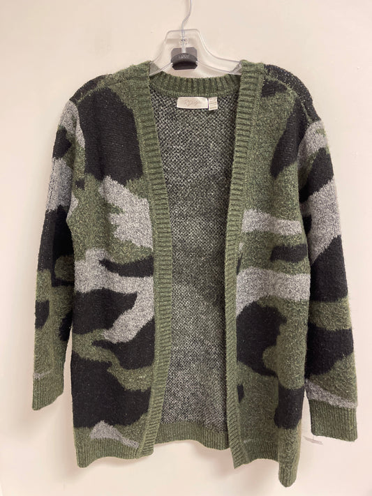 Cardigan By Rd Style In Black & Green, Size: M