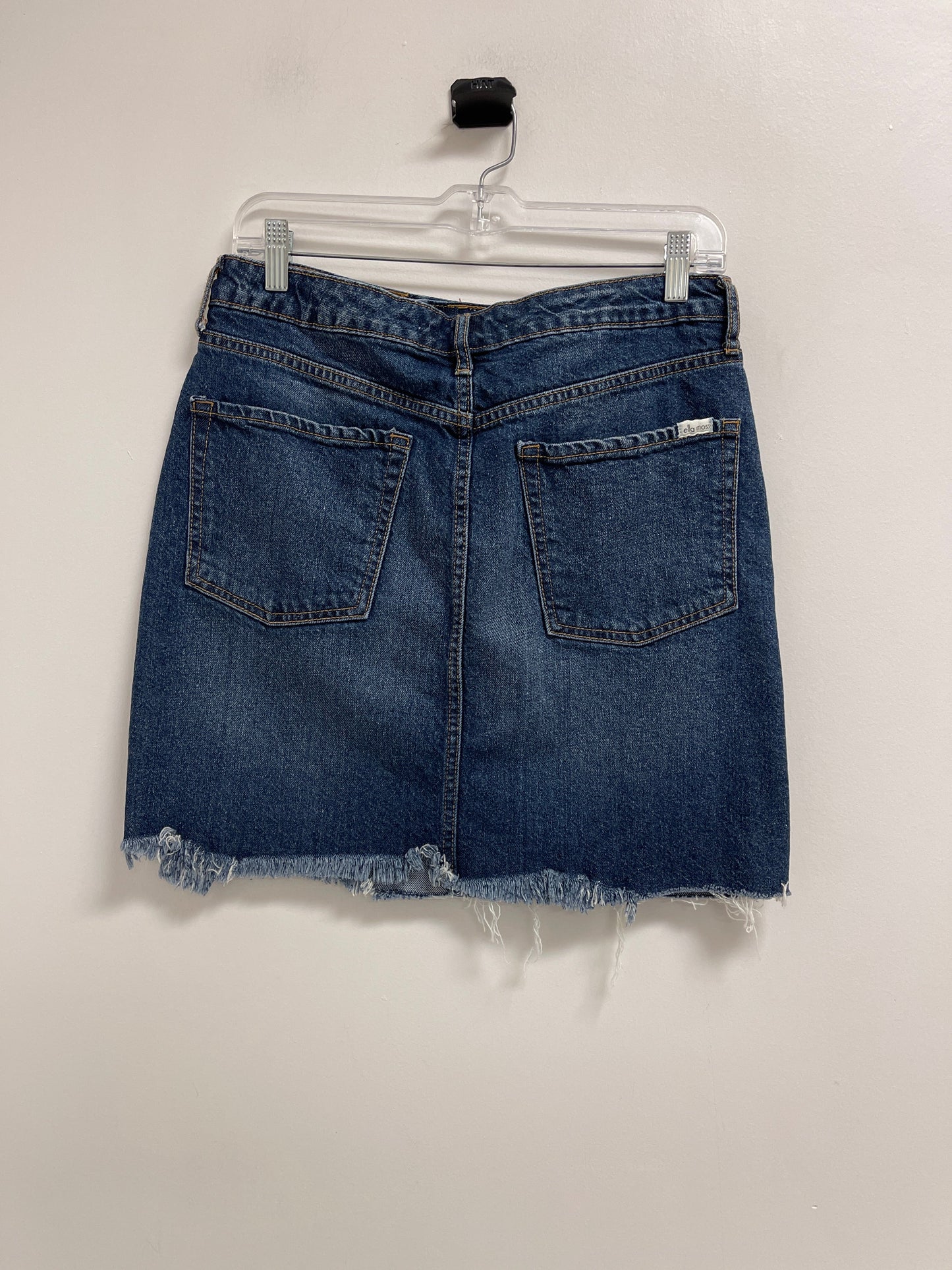 Skirt Mini & Short By Ella Moss In Blue Denim, Size: 8