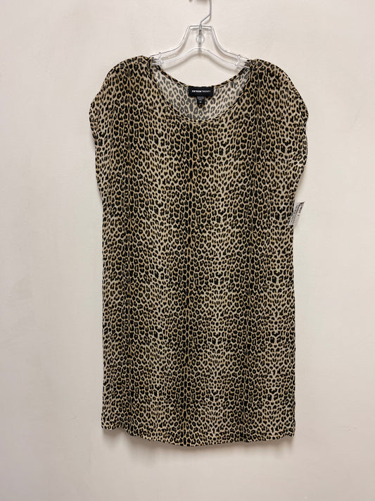 Swimwear Cover-up By Fifteen Twenty In Animal Print, Size: M