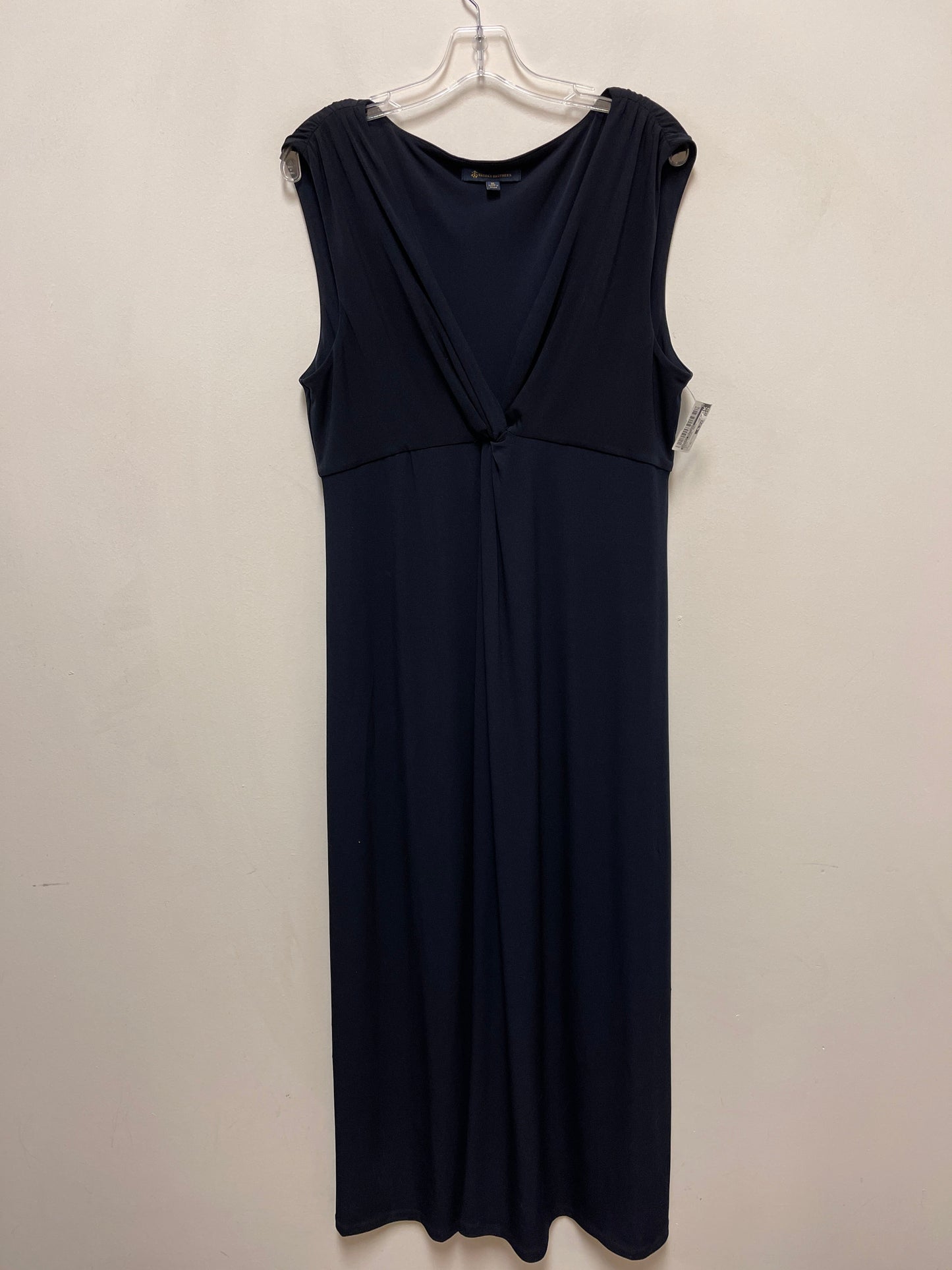 Dress Casual Maxi By Brooks Brothers In Navy, Size: Xl