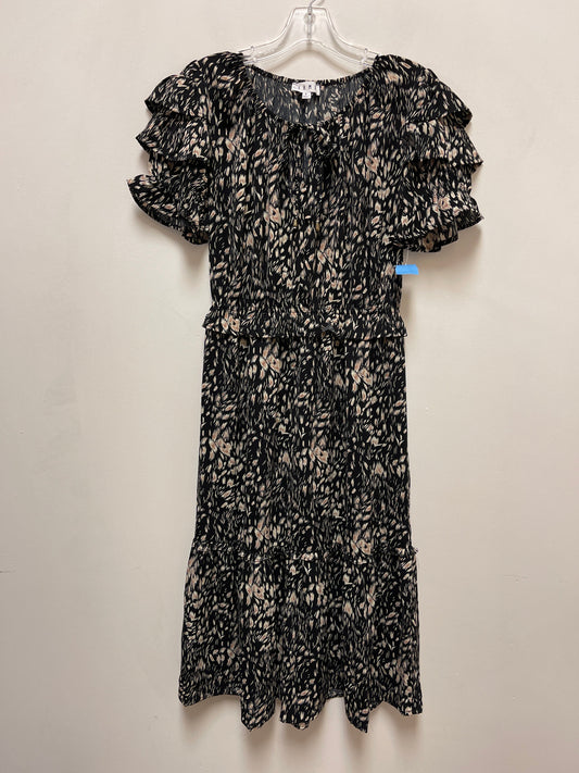 Dress Casual Maxi By Thml In Black & Cream, Size: S