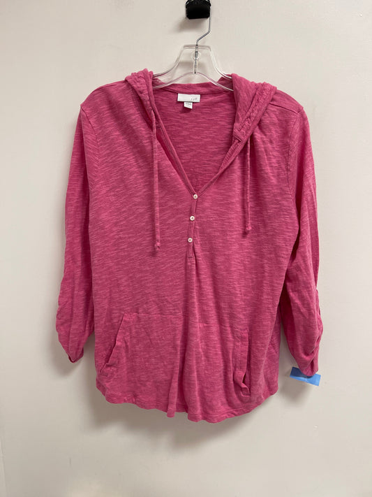 Top Long Sleeve By J. Jill In Pink, Size: Lp