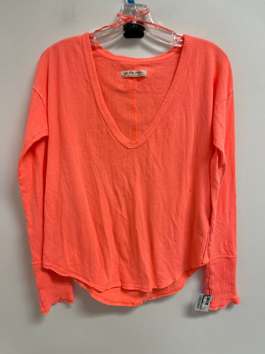 Top Long Sleeve By We The Free In Orange, Size: Xs