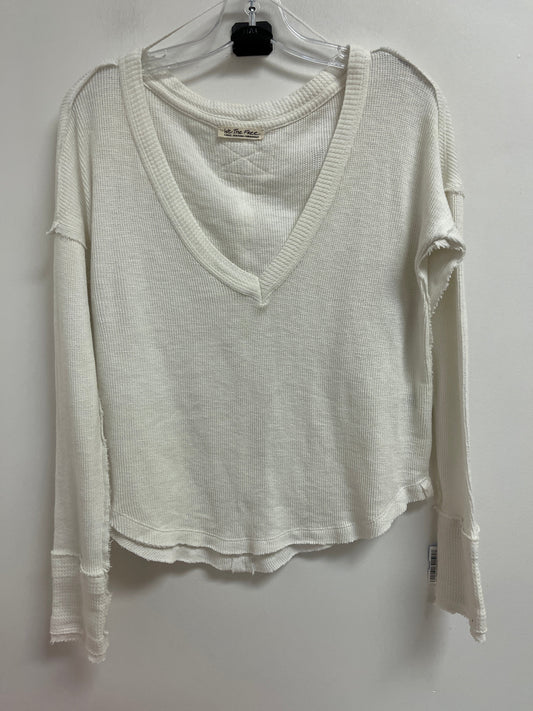 Top Long Sleeve By We The Free In White, Size: Xs