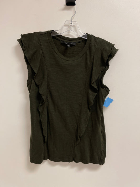 Top Short Sleeve By White House Black Market In Green, Size: M