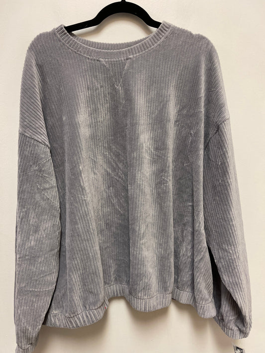 Sweater By A New Day In Grey, Size: 2x