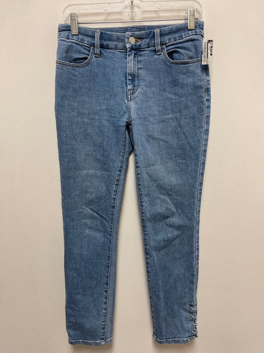 Jeans Boyfriend By Chicos In Blue Denim, Size: 2