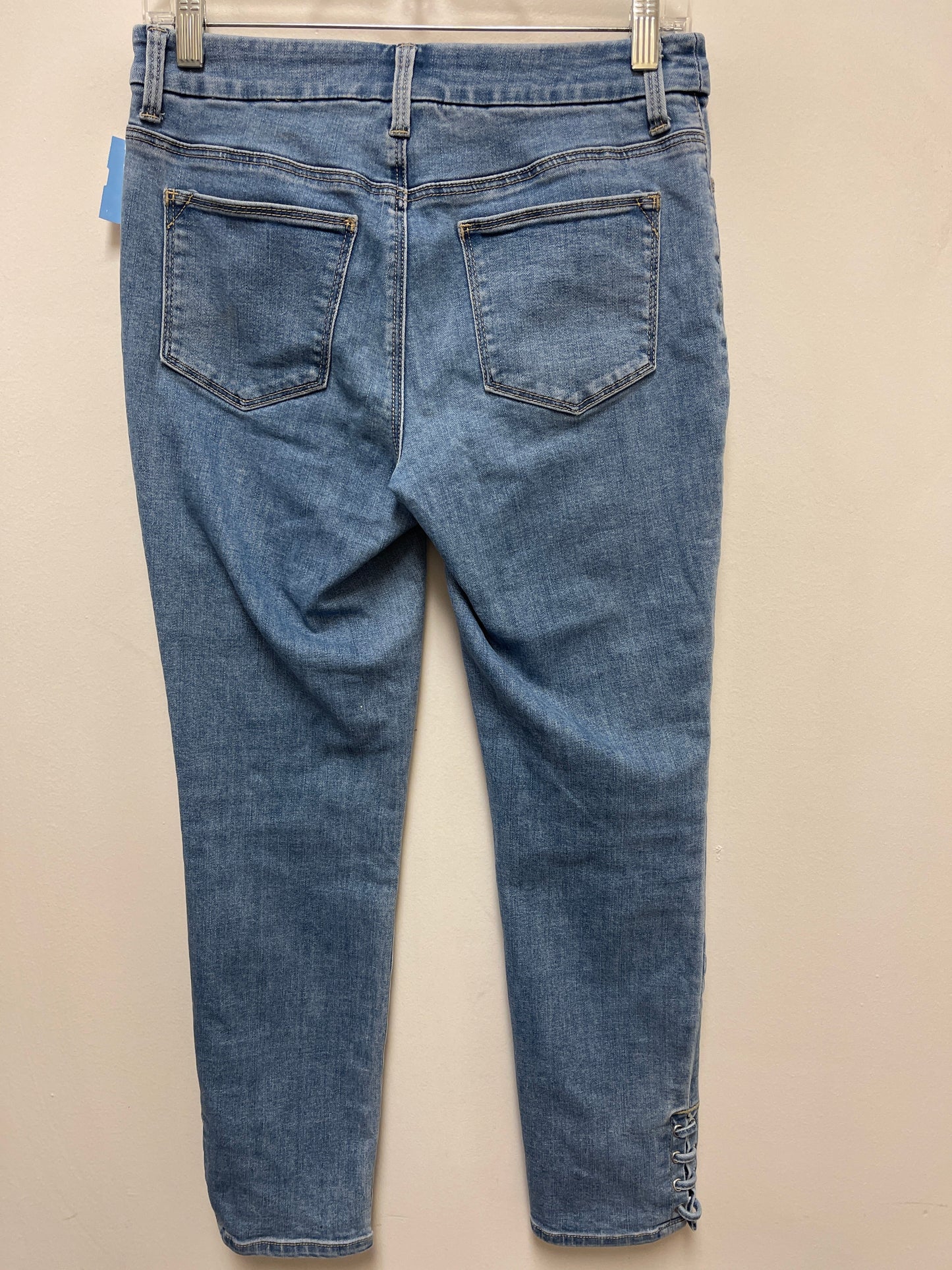 Jeans Boyfriend By Chicos In Blue Denim, Size: 2