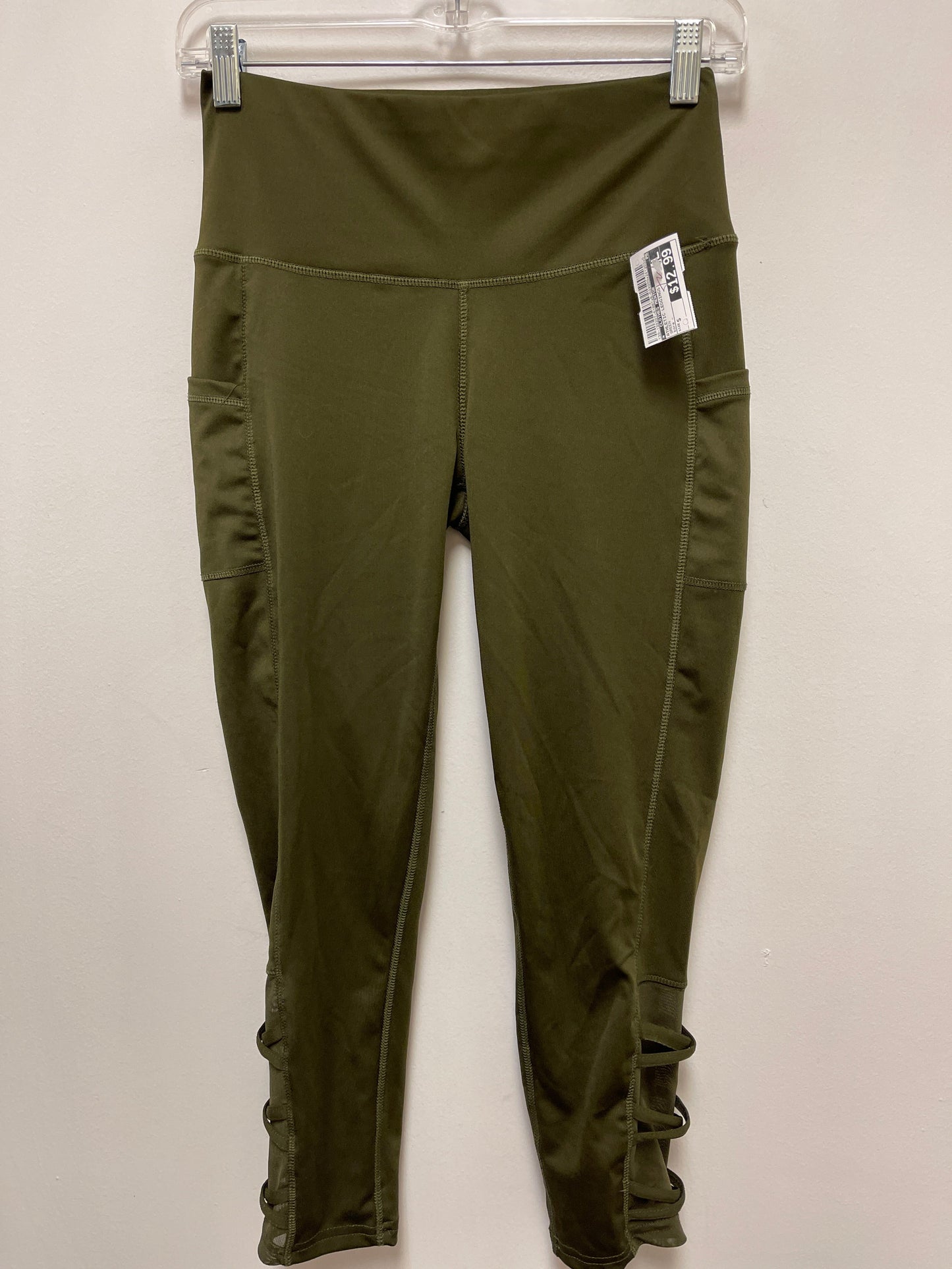 Athletic Leggings By Clothes Mentor In Green, Size: S