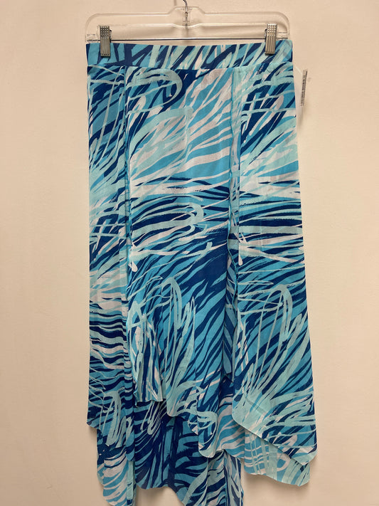 Skirt Maxi By Chicos In Blue & White, Size: 4