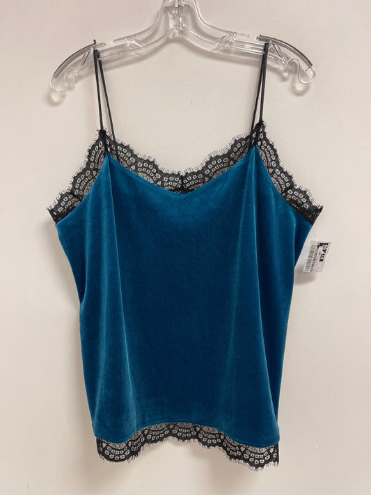 Top Sleeveless By White House Black Market In Black & Blue, Size: L