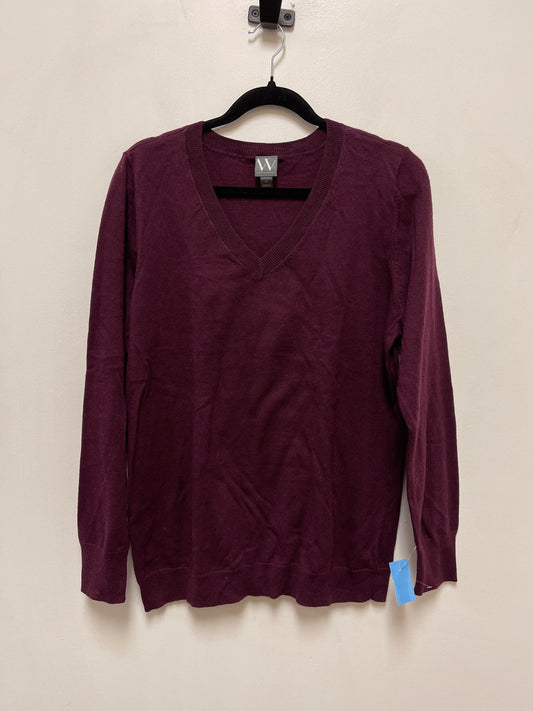 Sweater By Worthington In Purple, Size: Xl