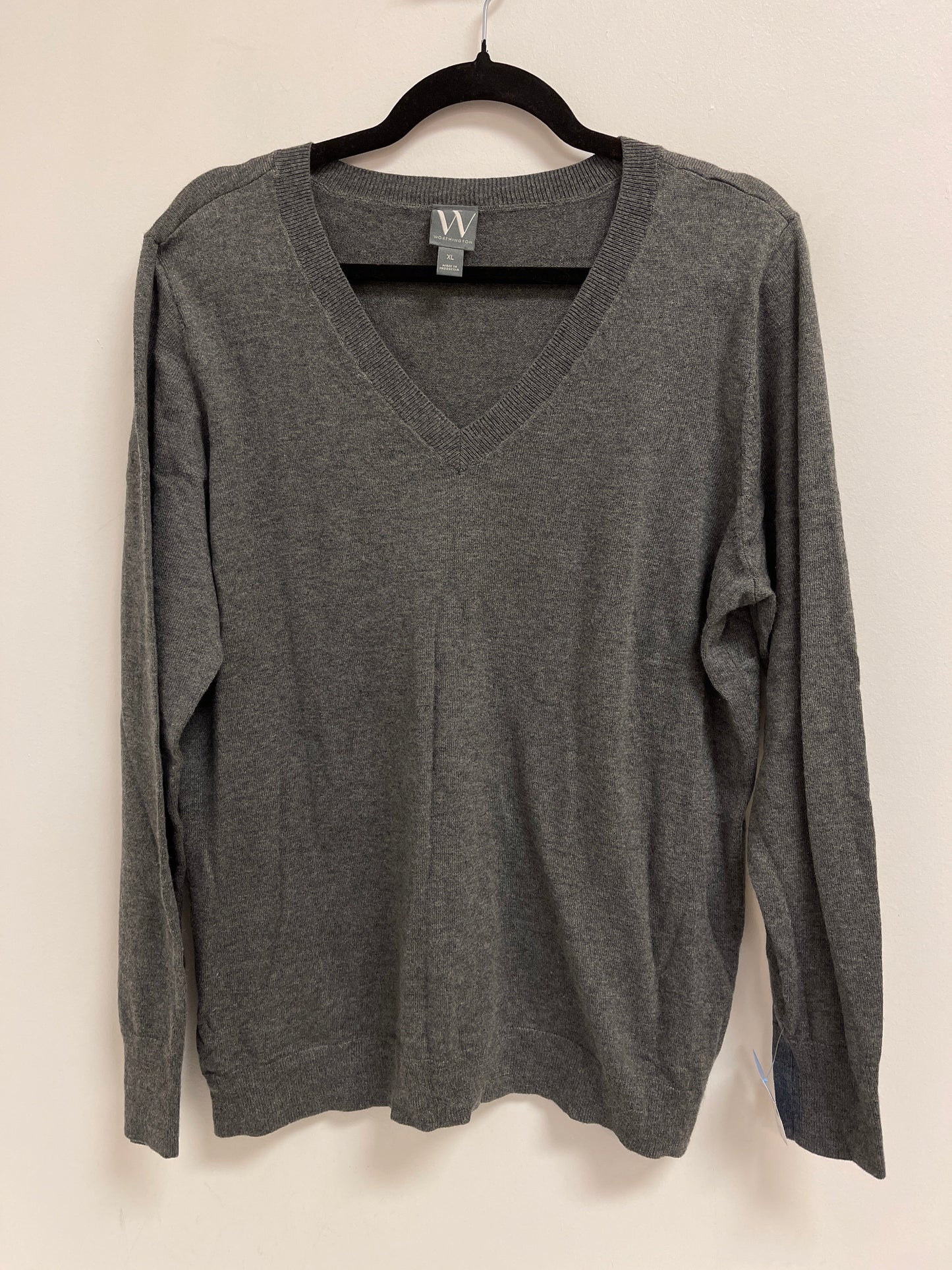 Sweater By Worthington In Grey, Size: Xl