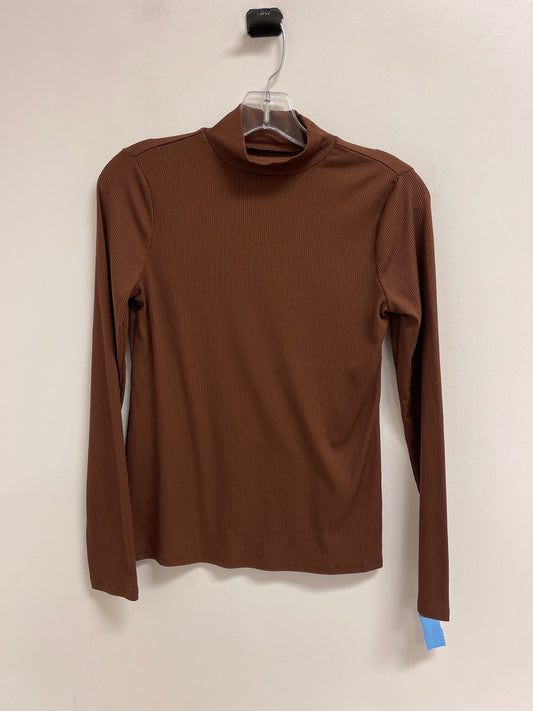 Top Long Sleeve By No Boundaries In Brown, Size: M