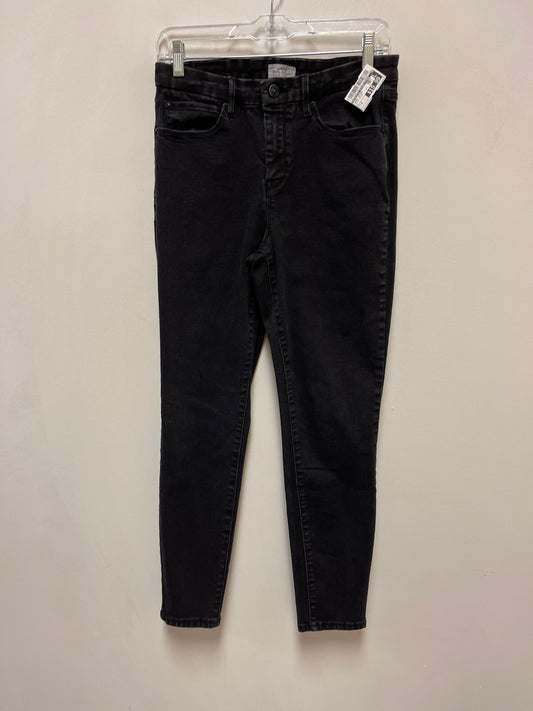 Jeans Skinny By Nicole By Nicole Miller In Black Denim, Size: 8