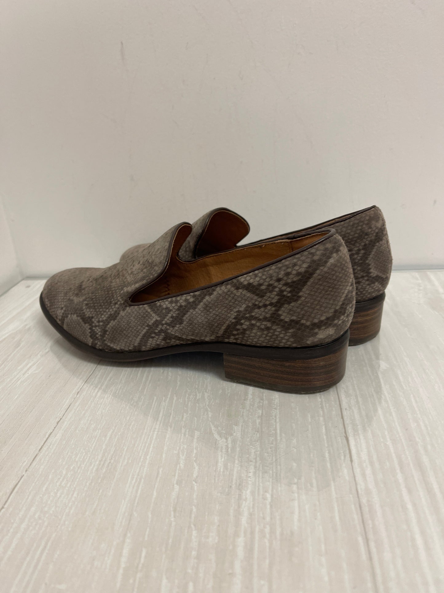 Shoes Flats By Sofft In Snakeskin Print, Size: 9.5