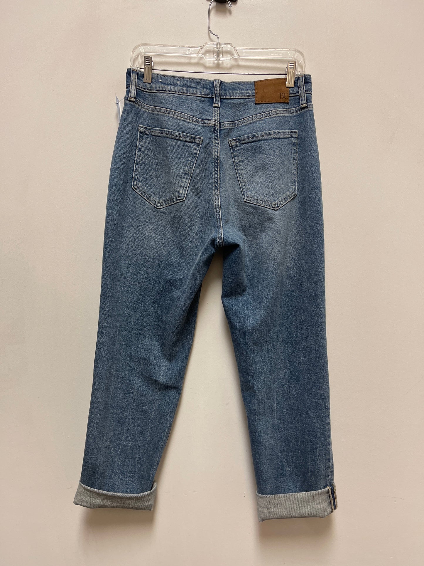 Jeans Cropped By Banana Republic In Blue Denim, Size: 6