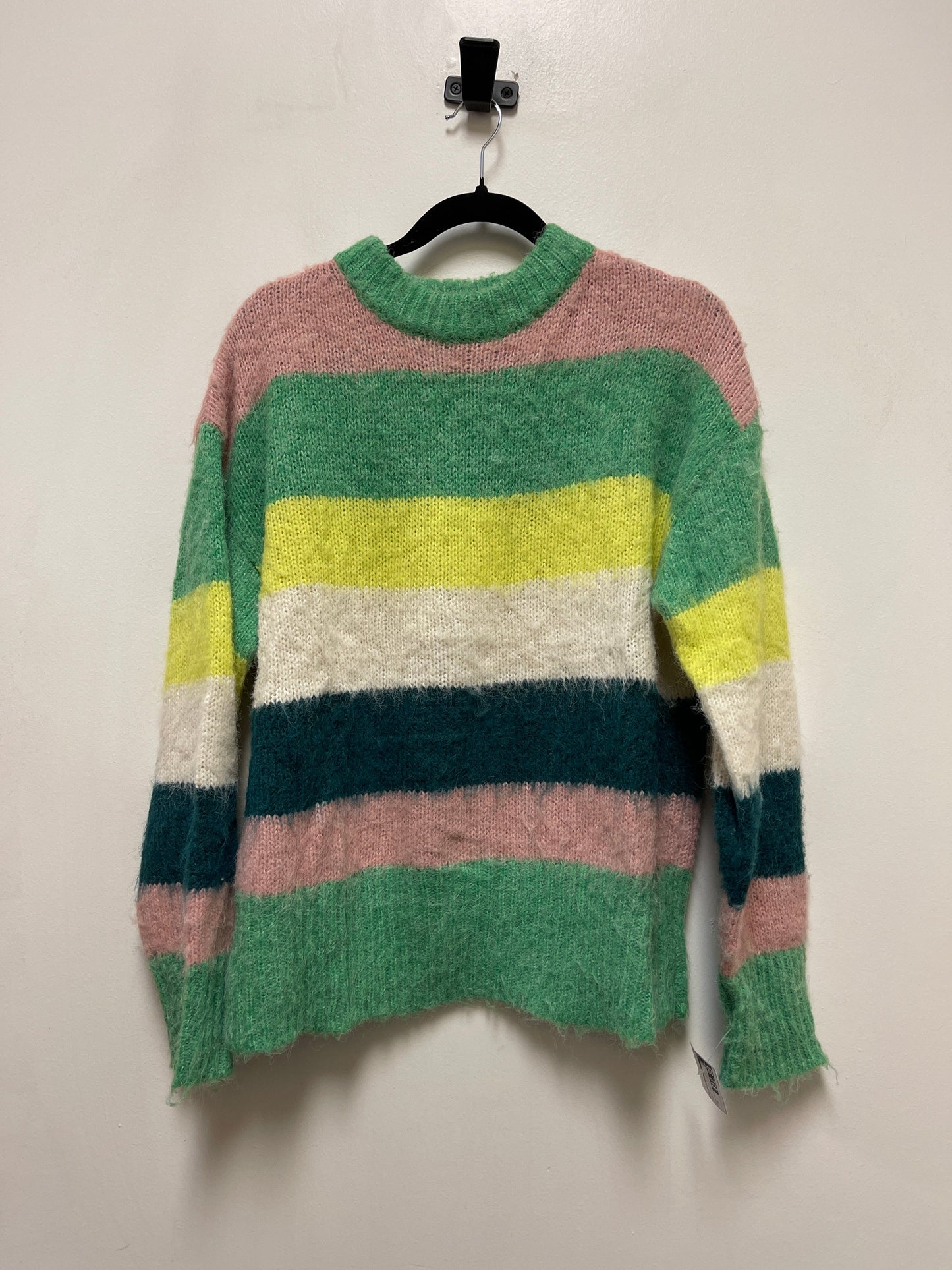 Sweater By A New Day In Green & Pink, Size: M