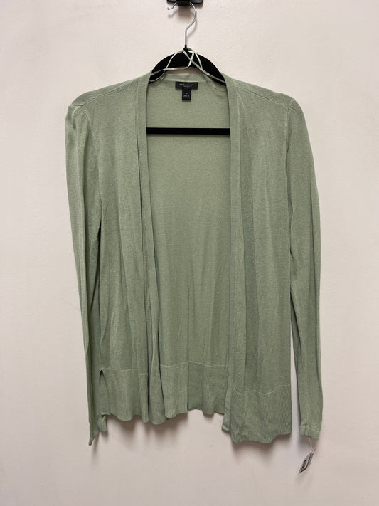 Sweater Cardigan By Ann Taylor In Green, Size: Xs