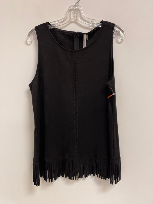 Top Sleeveless By Mittoshop In Black, Size: M