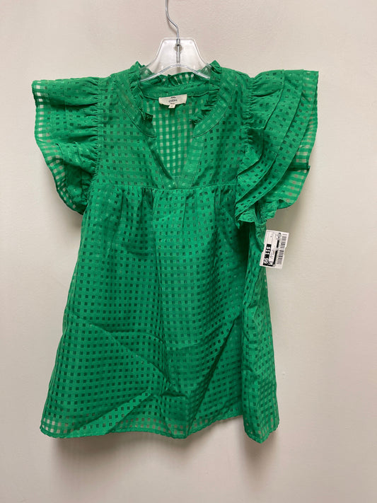 Top Short Sleeve By Entro In Green, Size: S