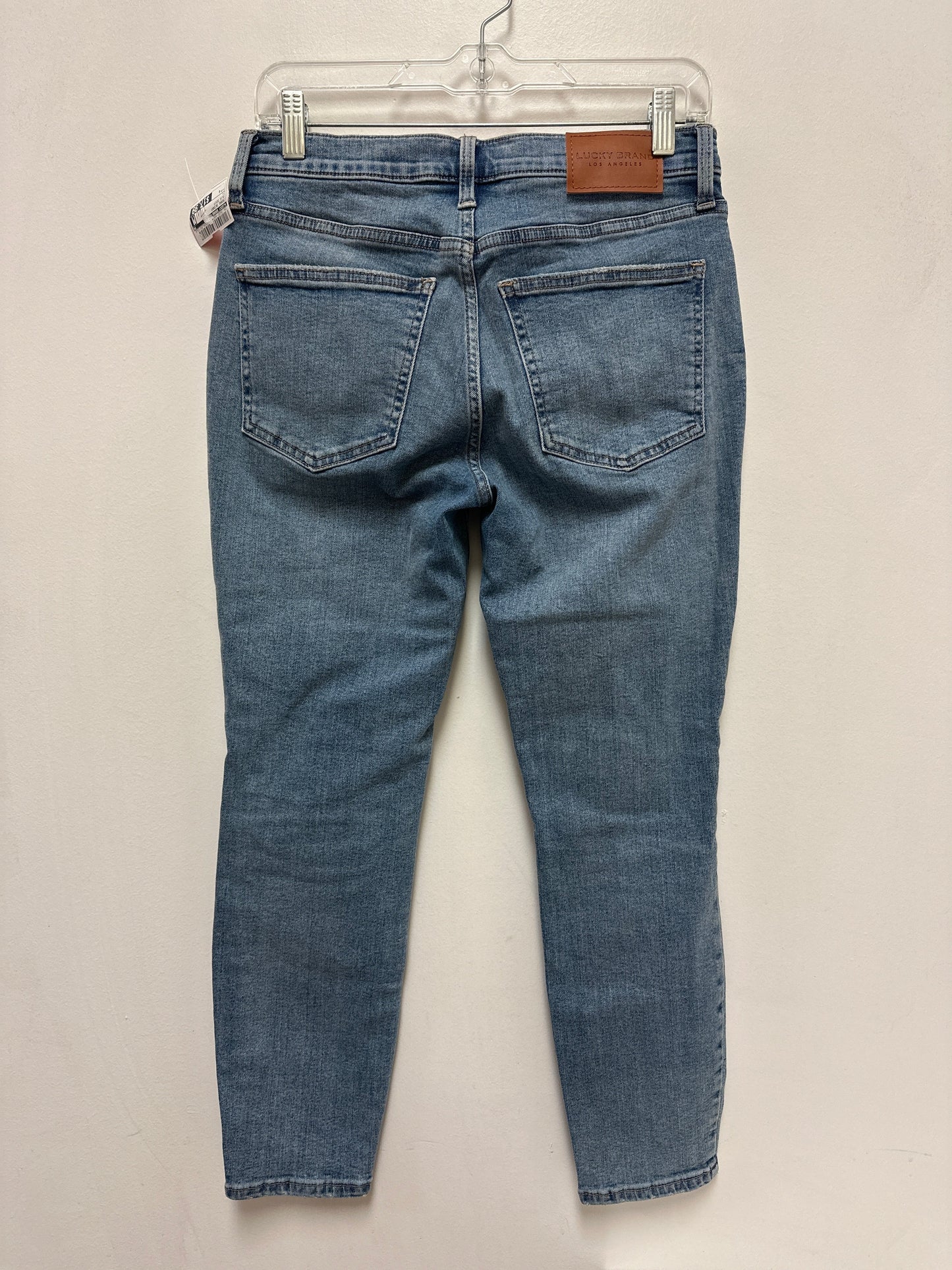 Jeans Skinny By Lucky Brand In Blue Denim, Size: 4