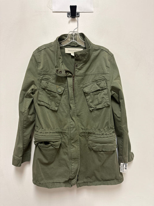 Jacket Utility By Treasure And Bond In Green, Size: M