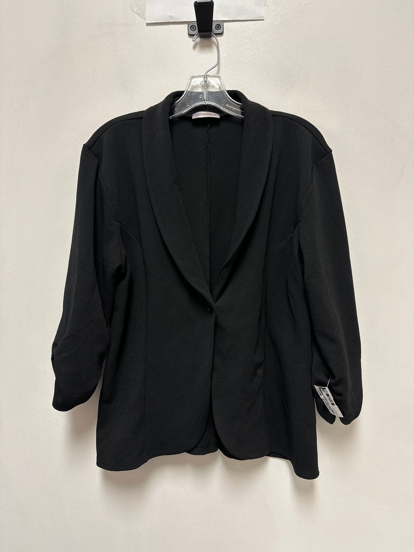 Blazer By Clothes Mentor In Black, Size: L