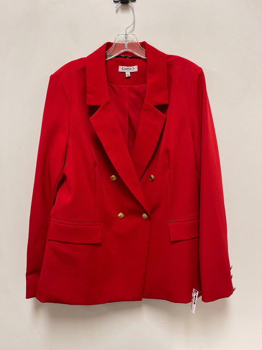 Blazer By Nanette By Nanette Lepore In Red, Size: 1x