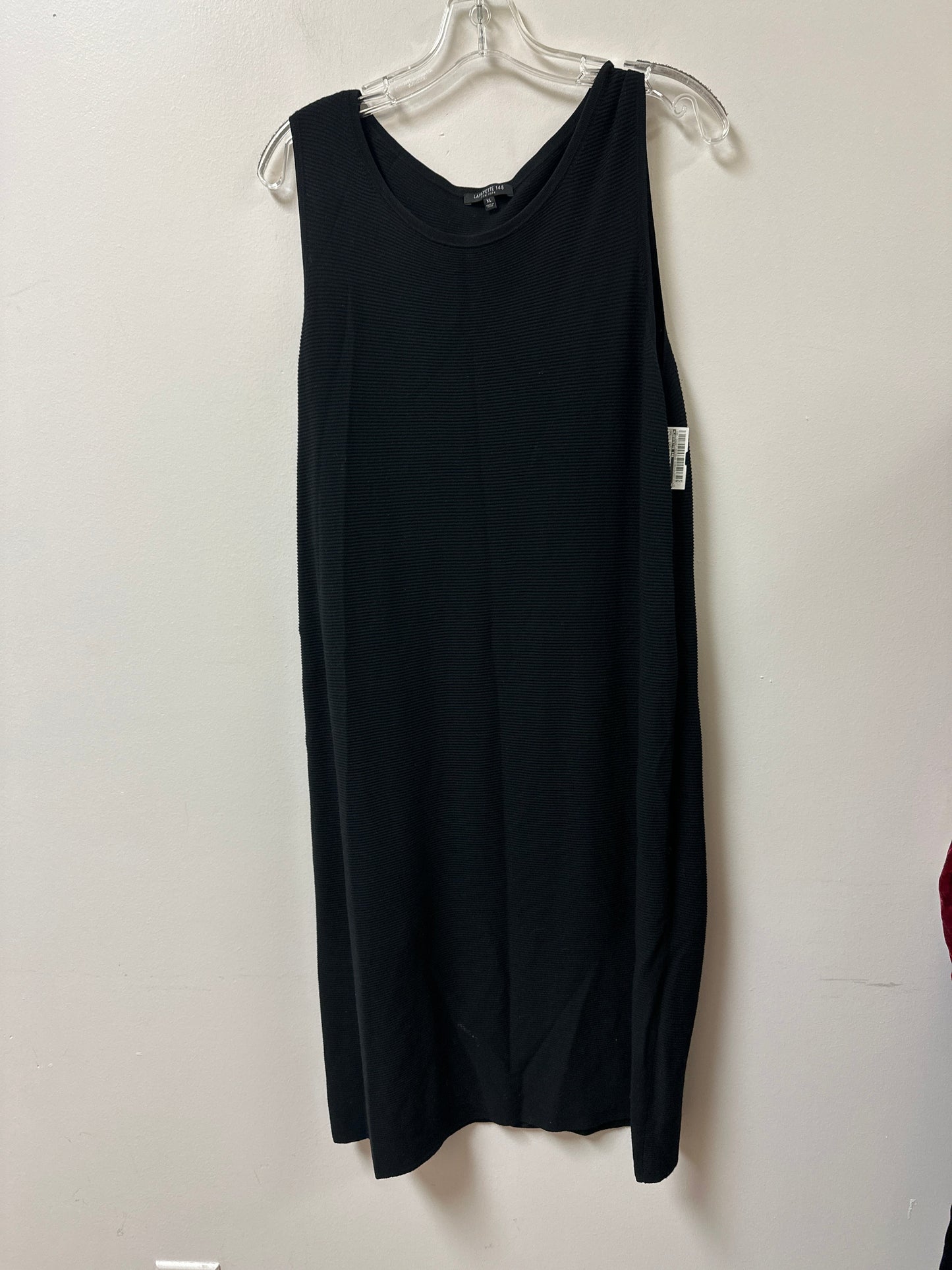 Dress Casual Midi By Lafayette 148 In Black, Size: Xl