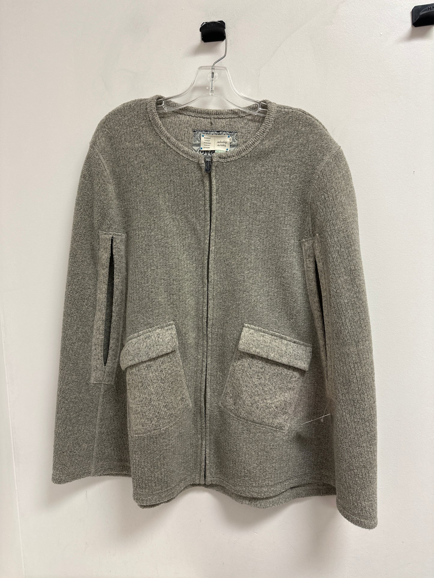 Poncho By Saturday/sunday In Grey, Size: M