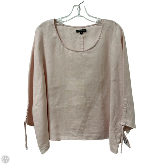 Top Long Sleeve By For Cynthia In Pink, Size: Xl