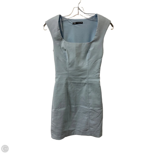 Dress Casual Short By Zara In Blue, Size: S