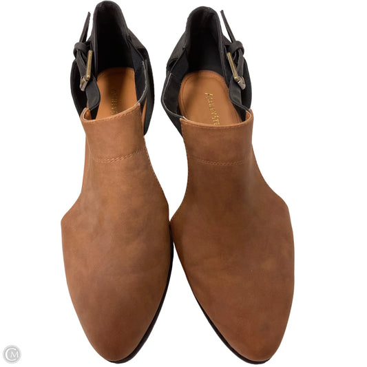 Boots Ankle Flats By Ashley Stewart In Black & Brown, Size: 10