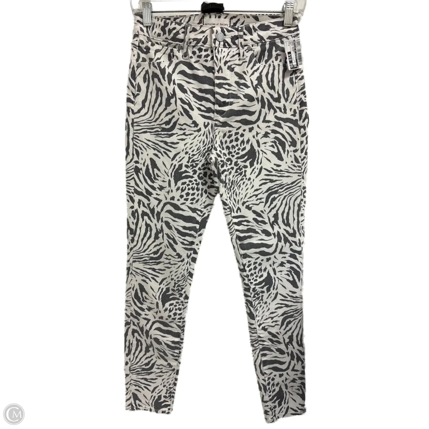 Jeans Skinny By Articles Of Society In Animal Print, Size: 2