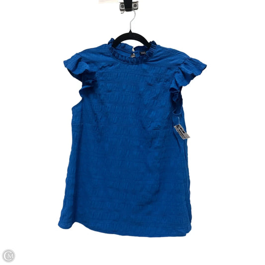 Top Short Sleeve By Shein In Blue, Size: S