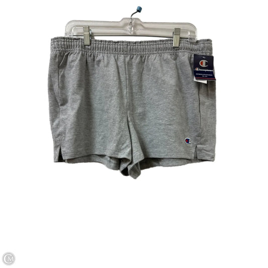 Athletic Shorts By Champion In Grey, Size: Xl