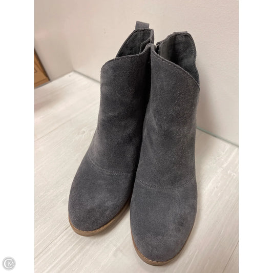 Boots Ankle Heels By Toms In Grey, Size: 6