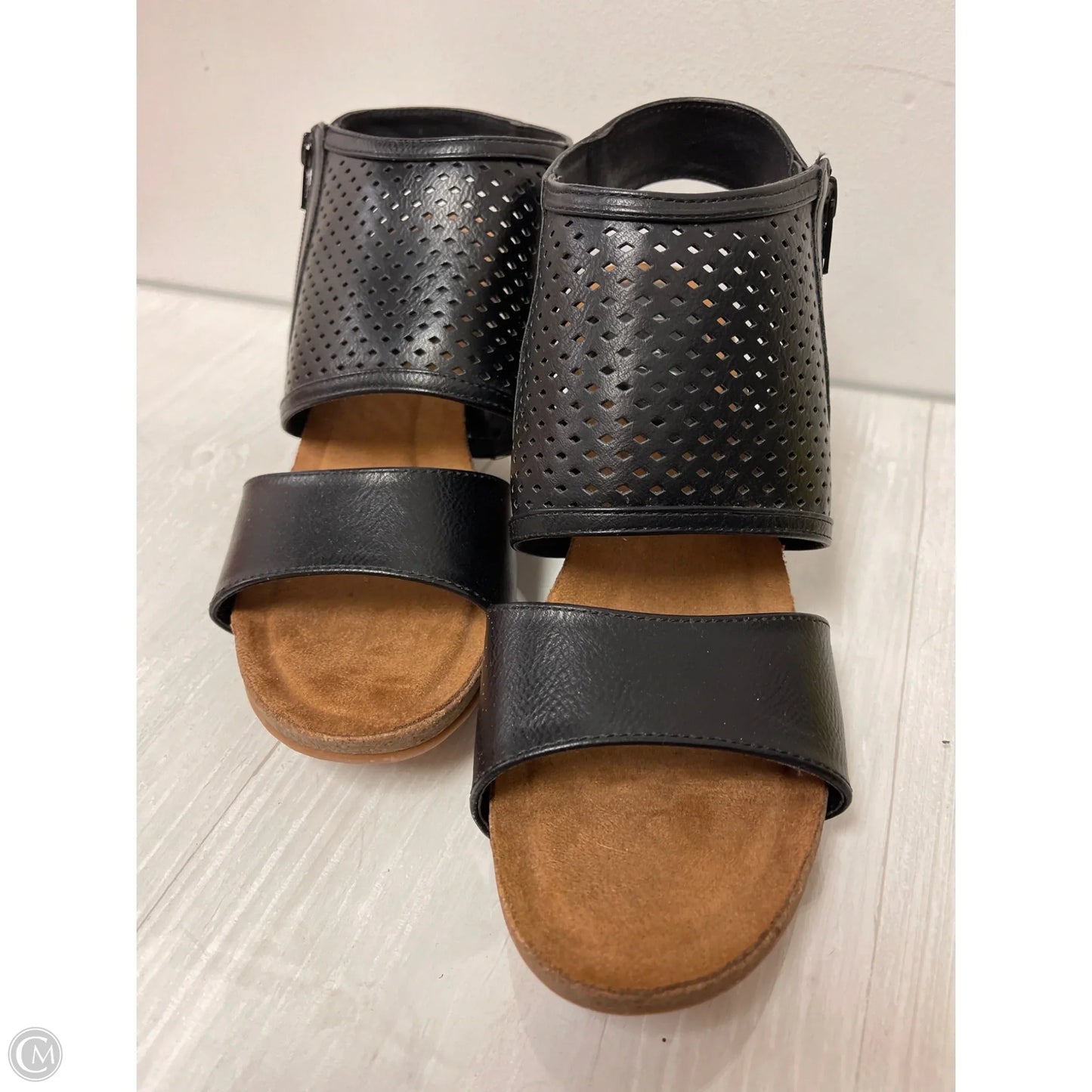 Sandals Heels Block By Sofft In Black, Size: 10