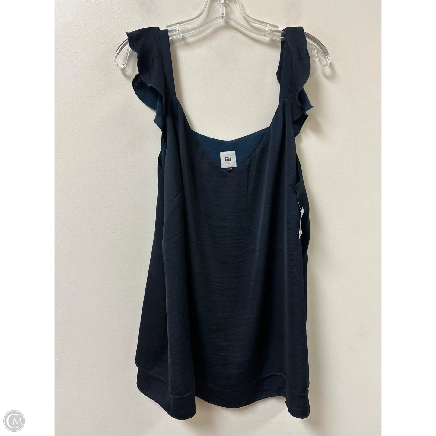 Top Sleeveless By Cabi In Navy, Size: Xl