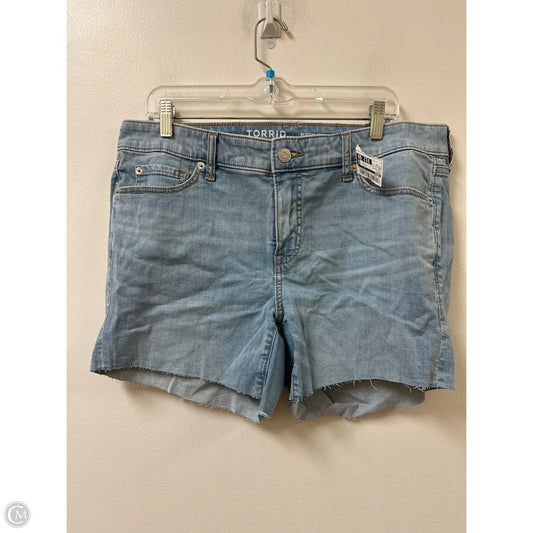 Shorts By Torrid In Blue Denim, Size: 12