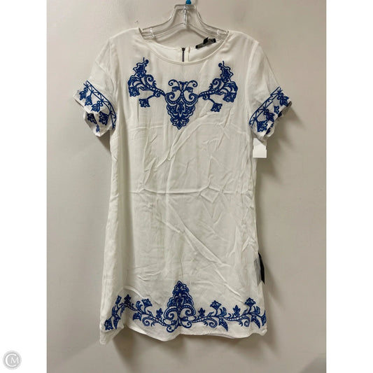Dress Casual Short By Lulus In Blue & White, Size: M