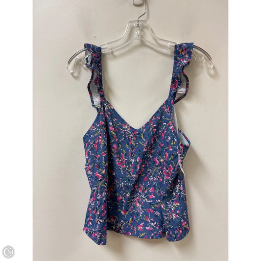 Top Sleeveless By French Connection In Blue, Size: M
