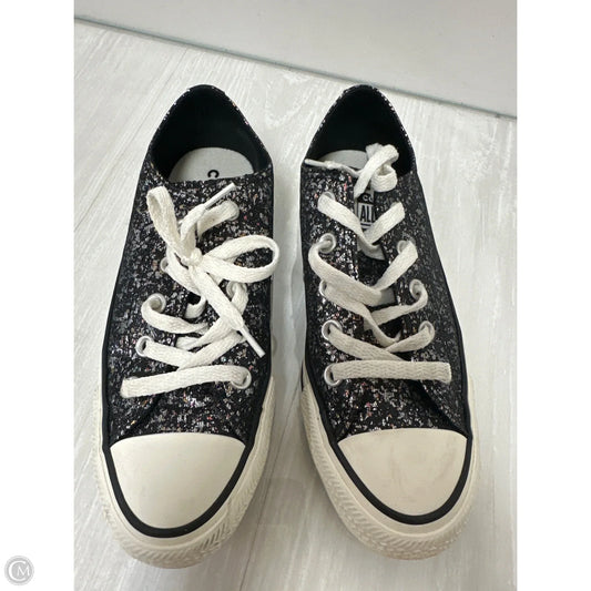 Shoes Sneakers By Converse In Black & Silver, Size: 6