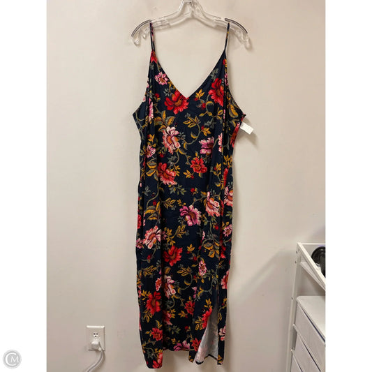 Dress Casual Maxi By Old Navy In Floral Print, Size: 1x